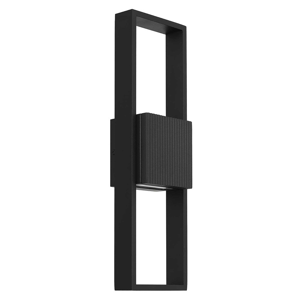 Black LED Dimmable Outdoor Hanging Light