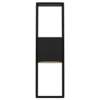 Black LED Dimmable Outdoor Hanging Light