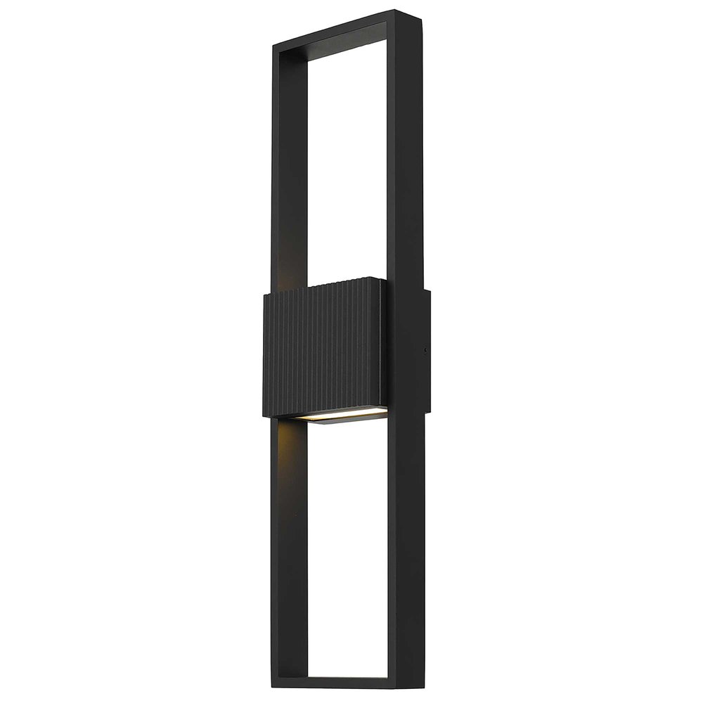 Black LED Dimmable Outdoor Hanging Light
