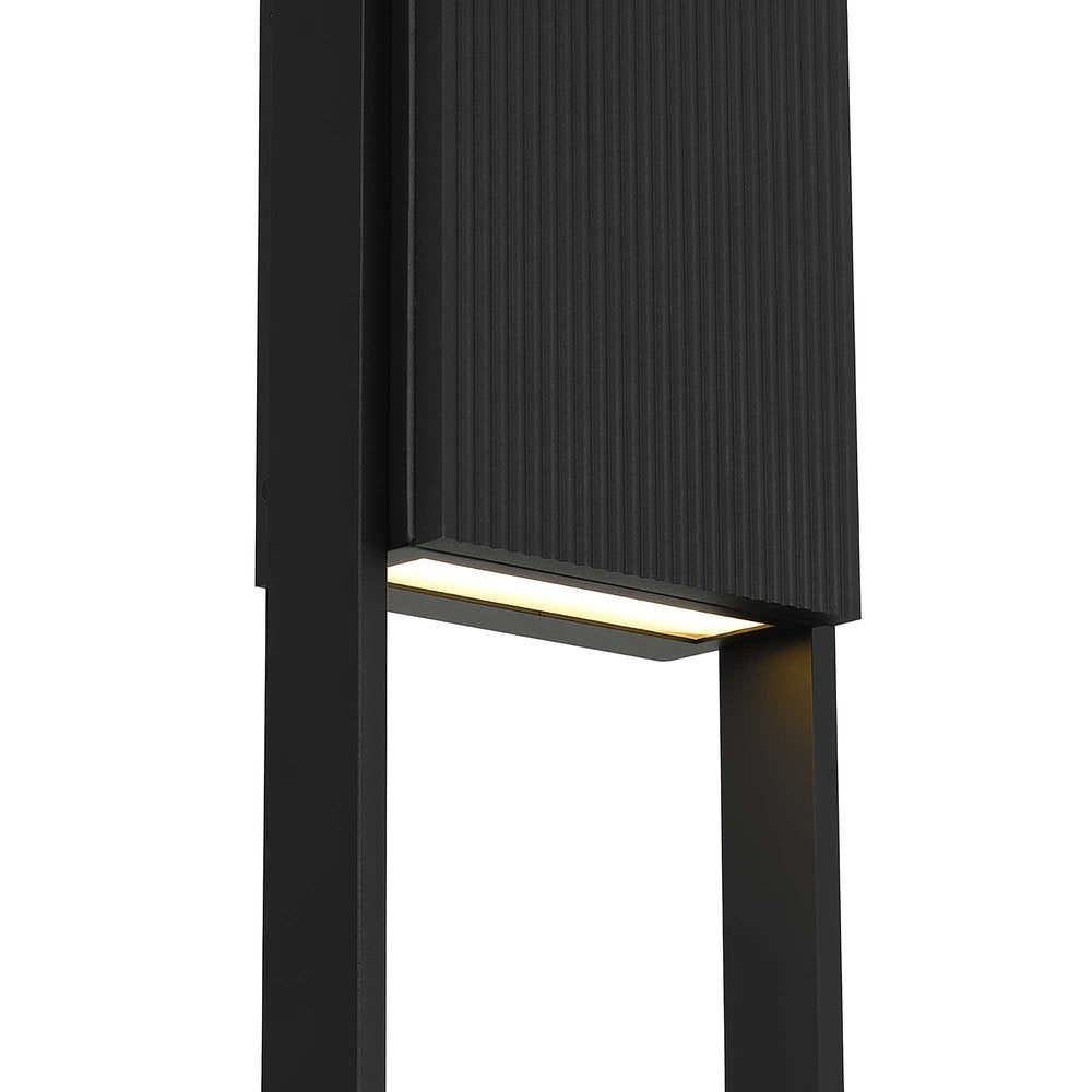 Black LED Dimmable Outdoor Hanging Light