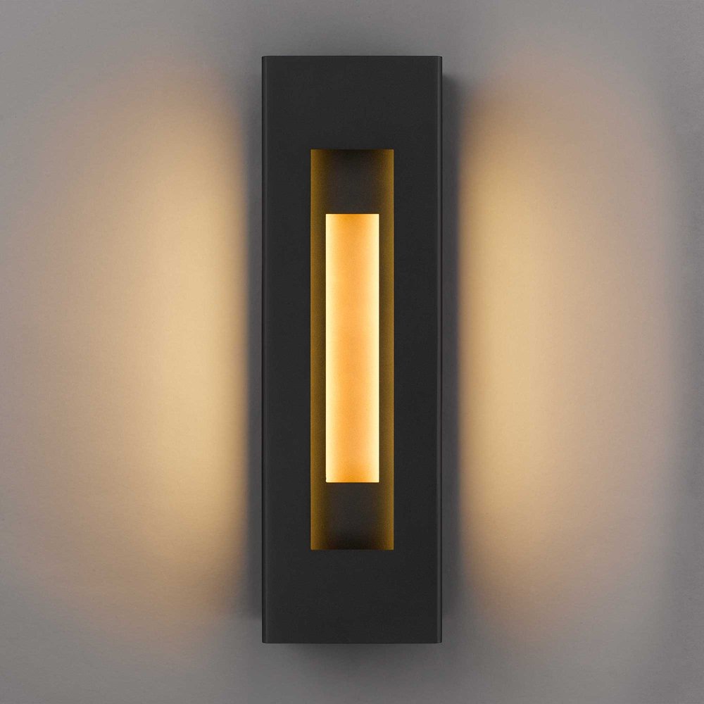 Black LED Dimmable Outdoor Hanging Light