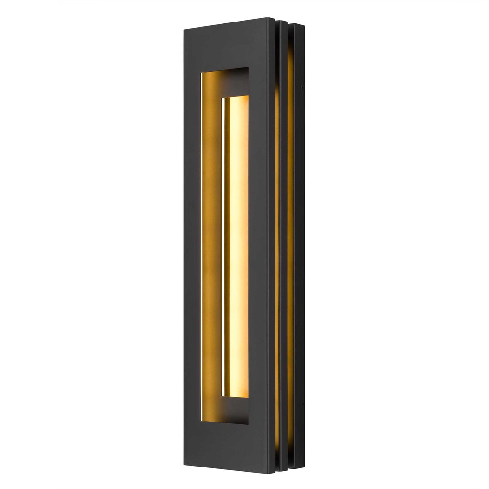 Black LED Dimmable Outdoor Hanging Light