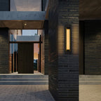Black LED Dimmable Outdoor Hanging Light