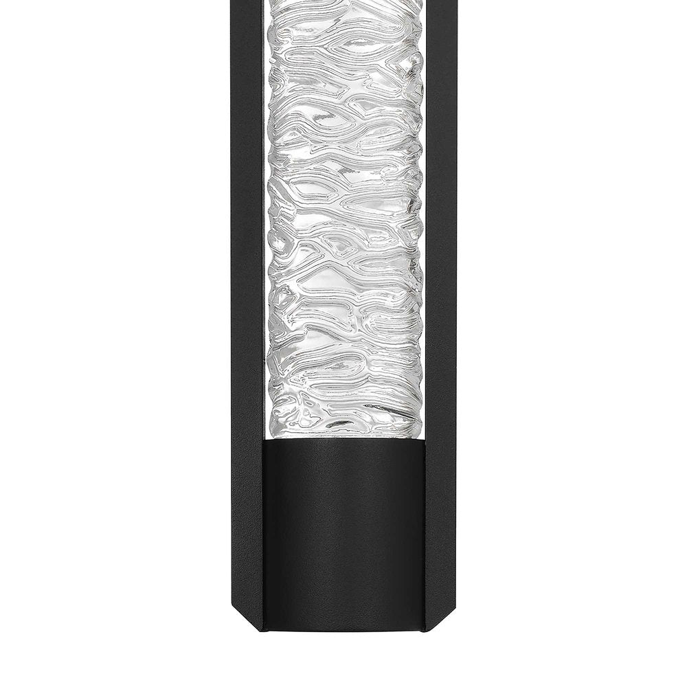 Black Water LED Dimmable Outdoor Hanging Light