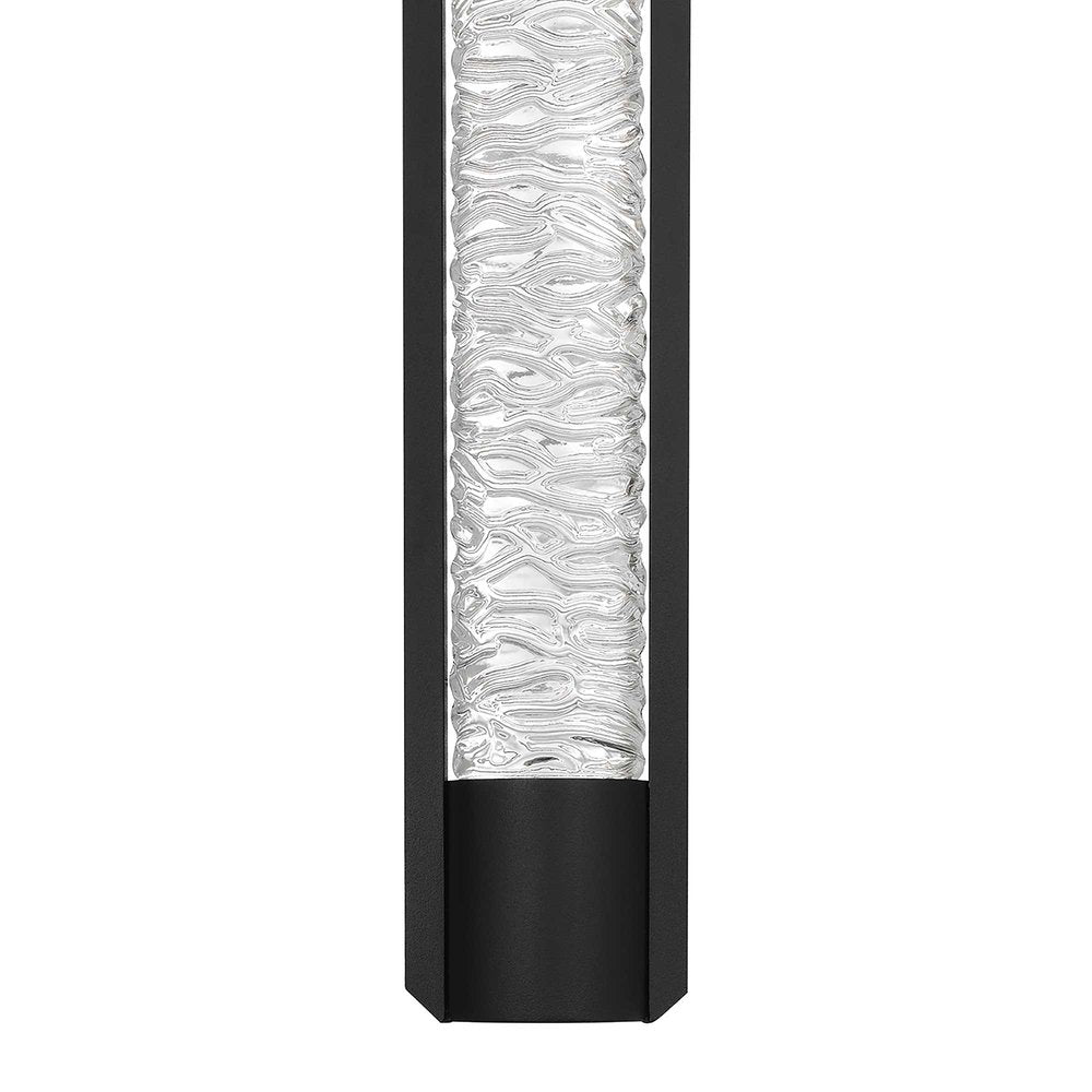 Black Water LED Dimmable Outdoor Hanging Light