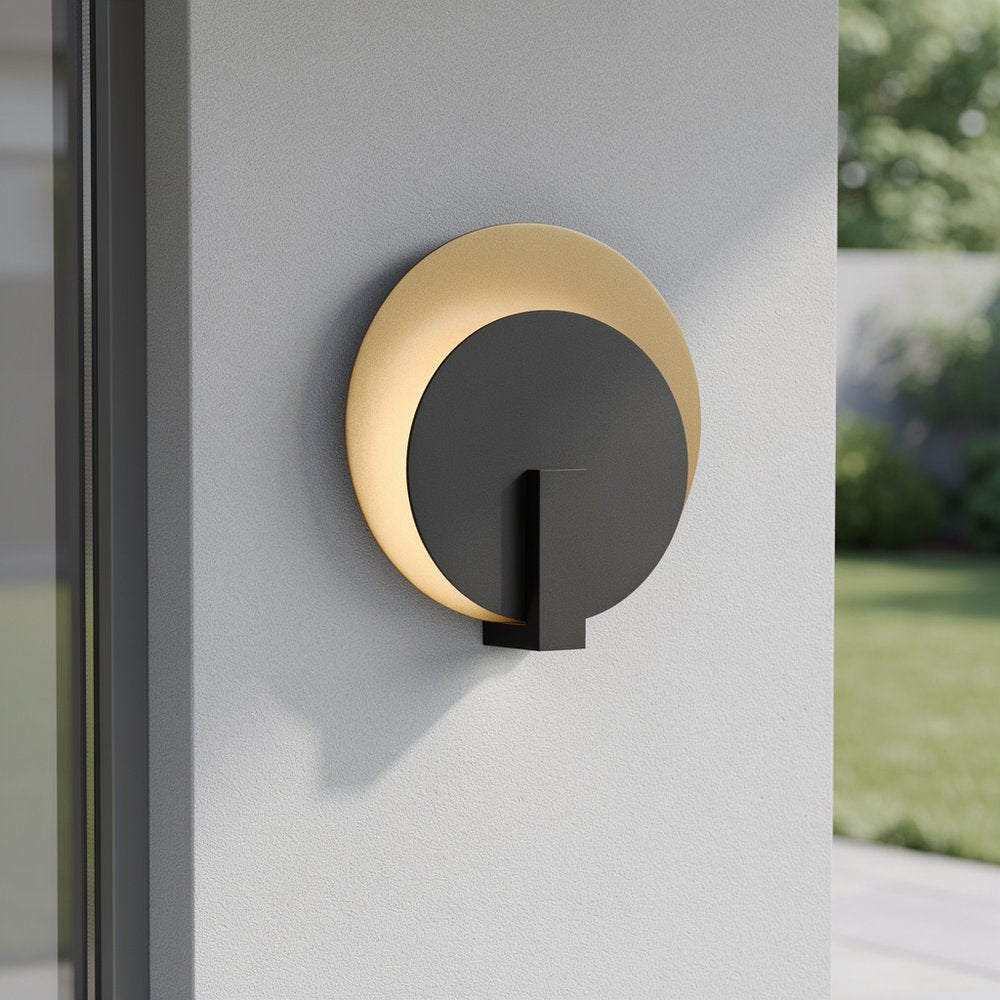 Black LED Dimmable Outdoor Hanging Light