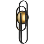 Black LED Dimmable Outdoor Hanging Light