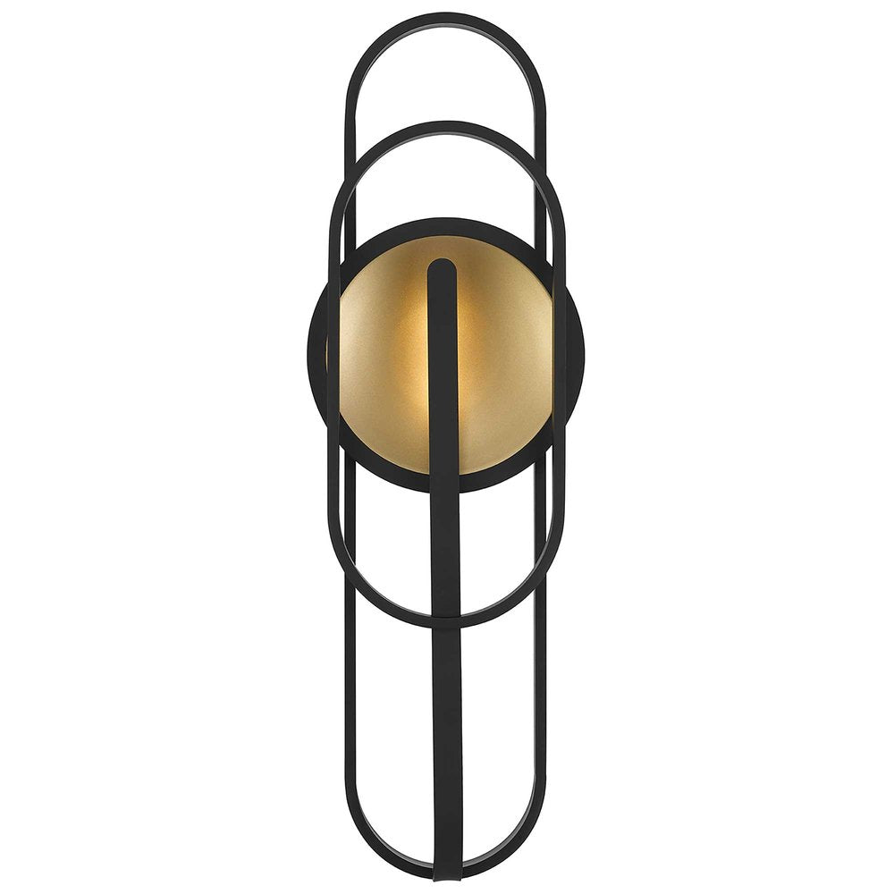 Black LED Dimmable Outdoor Hanging Light