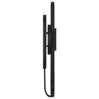 Black LED Dimmable Outdoor Hanging Light