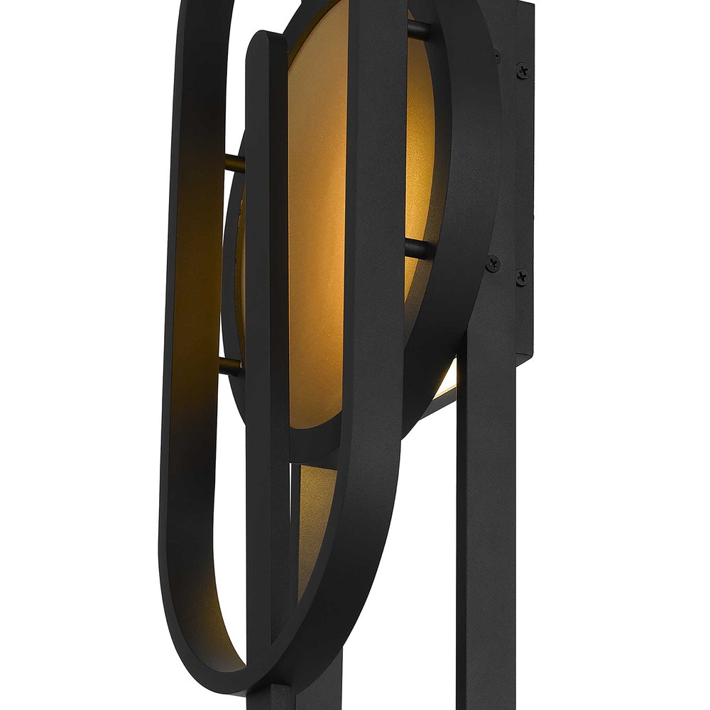 Black LED Dimmable Outdoor Hanging Light