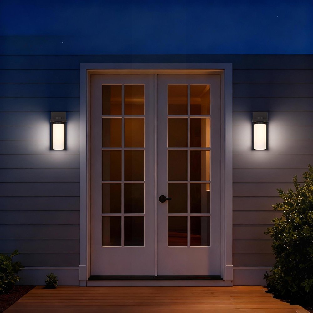 Bronze Colorful LED Dimmable Outdoor Hanging Light