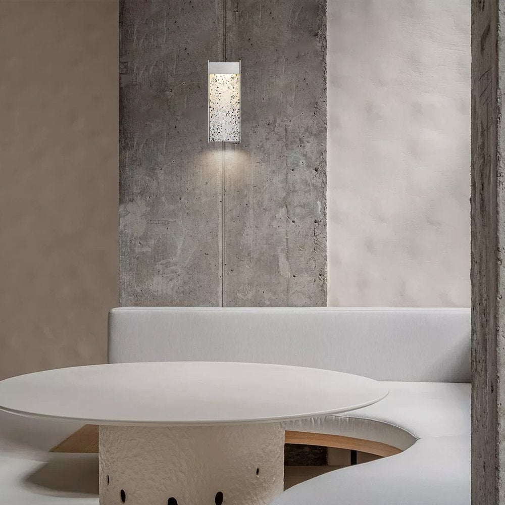 Silver LED Dimmable Outdoor Hanging Light
