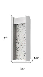 Silver LED Dimmable Outdoor Hanging Light