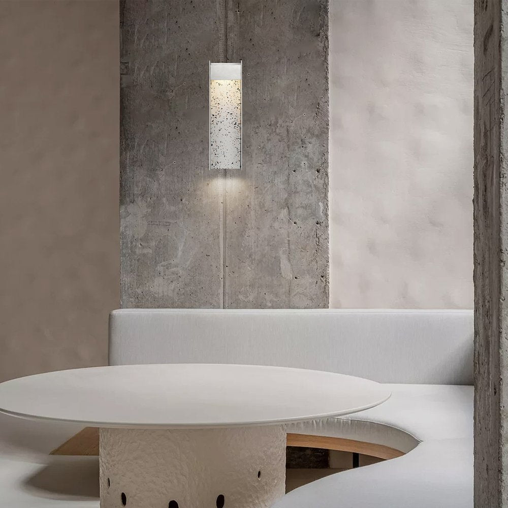 Silver LED Dimmable Outdoor Hanging Light