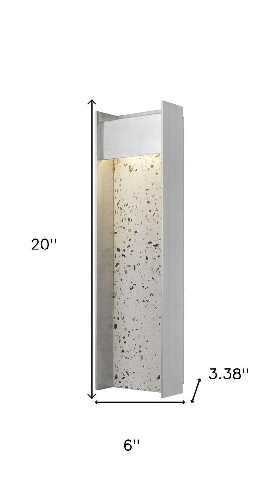 Silver LED Dimmable Outdoor Hanging Light