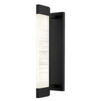 Black Crackled LED Dimmable Outdoor Hanging Light