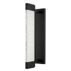 Black Crackled LED Dimmable Outdoor Hanging Light