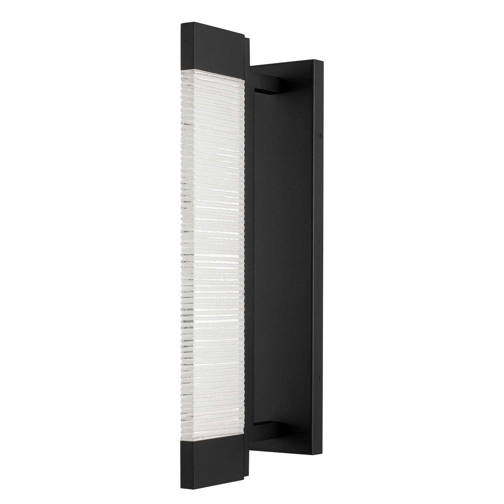 Black Crackled LED Dimmable Outdoor Hanging Light