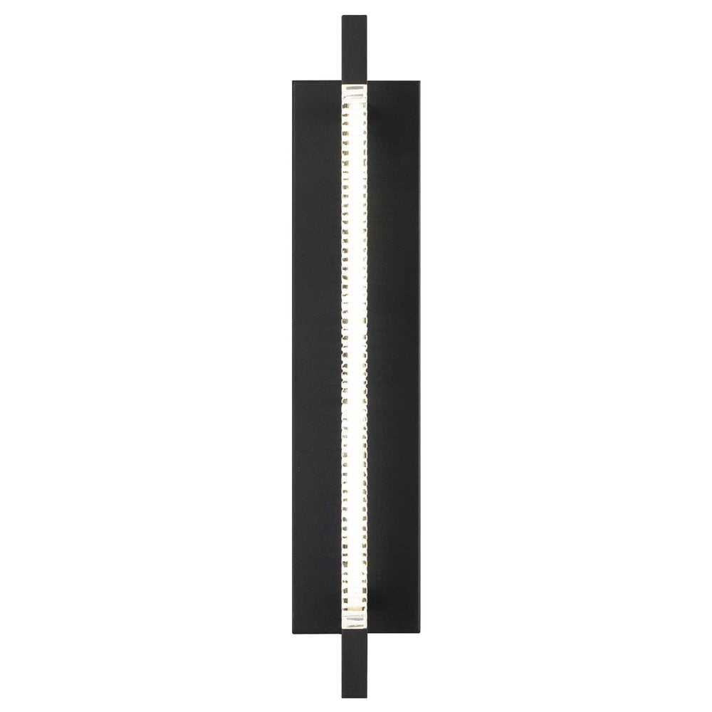 Black Crackled LED Dimmable Outdoor Hanging Light