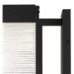 Black Crackled LED Dimmable Outdoor Hanging Light