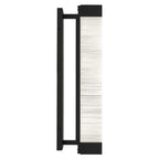 Black Crackled LED Dimmable Outdoor Hanging Light