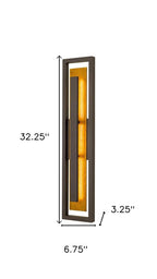 Bronze LED Dimmable Outdoor Hanging Light