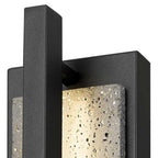Black LED Dimmable Outdoor Hanging Light