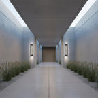 Black LED Dimmable Outdoor Hanging Light