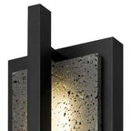 Black LED Dimmable Outdoor Hanging Light
