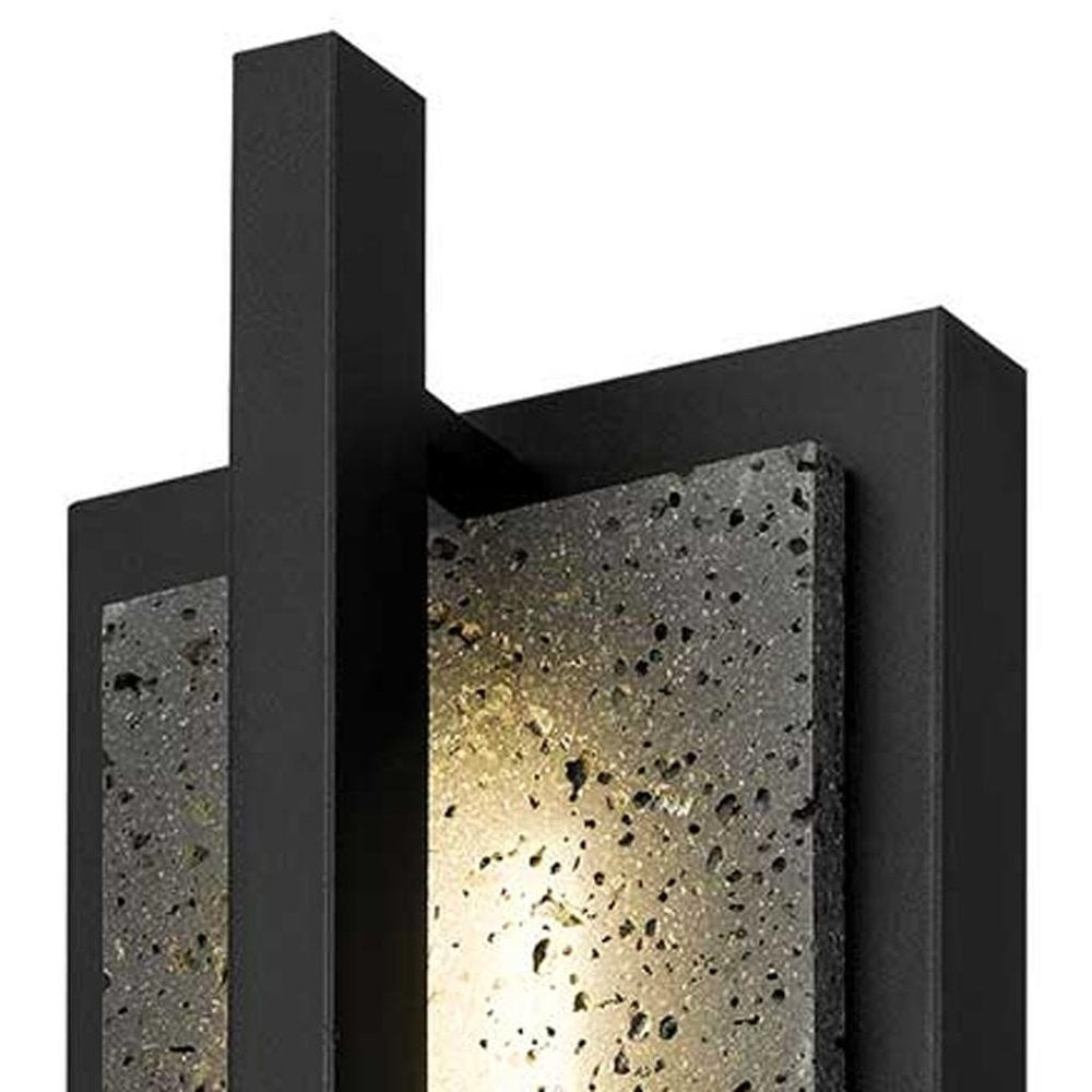 Black LED Dimmable Outdoor Hanging Light