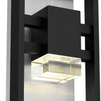 Black LED Dimmable Outdoor Hanging Light