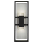 Black LED Dimmable Outdoor Hanging Light