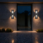 Black LED Dimmable Outdoor Hanging Light
