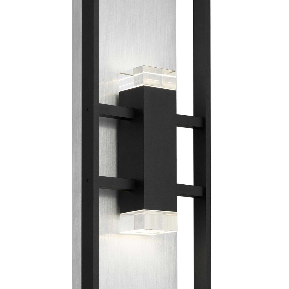Black LED Dimmable Outdoor Hanging Light