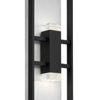 Black LED Dimmable Outdoor Hanging Light