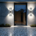 Black LED Dimmable Outdoor Hanging Light