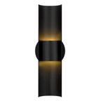 Black LED Dimmable Outdoor Hanging Light