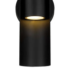 Black LED Dimmable Outdoor Hanging Light