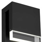 Black LED Dimmable Outdoor Hanging Light