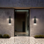 Black LED Dimmable Outdoor Hanging Light