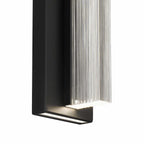 Black LED Dimmable Outdoor Hanging Light