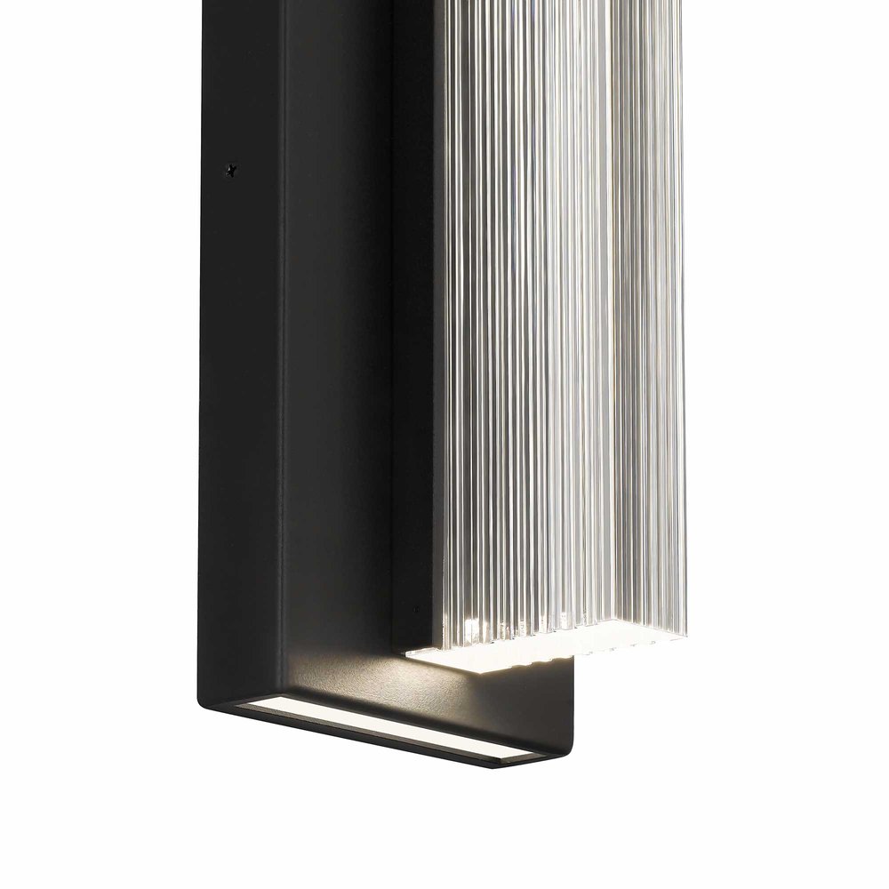 Black LED Dimmable Outdoor Hanging Light