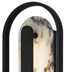 Black LED Dimmable Outdoor Hanging Light