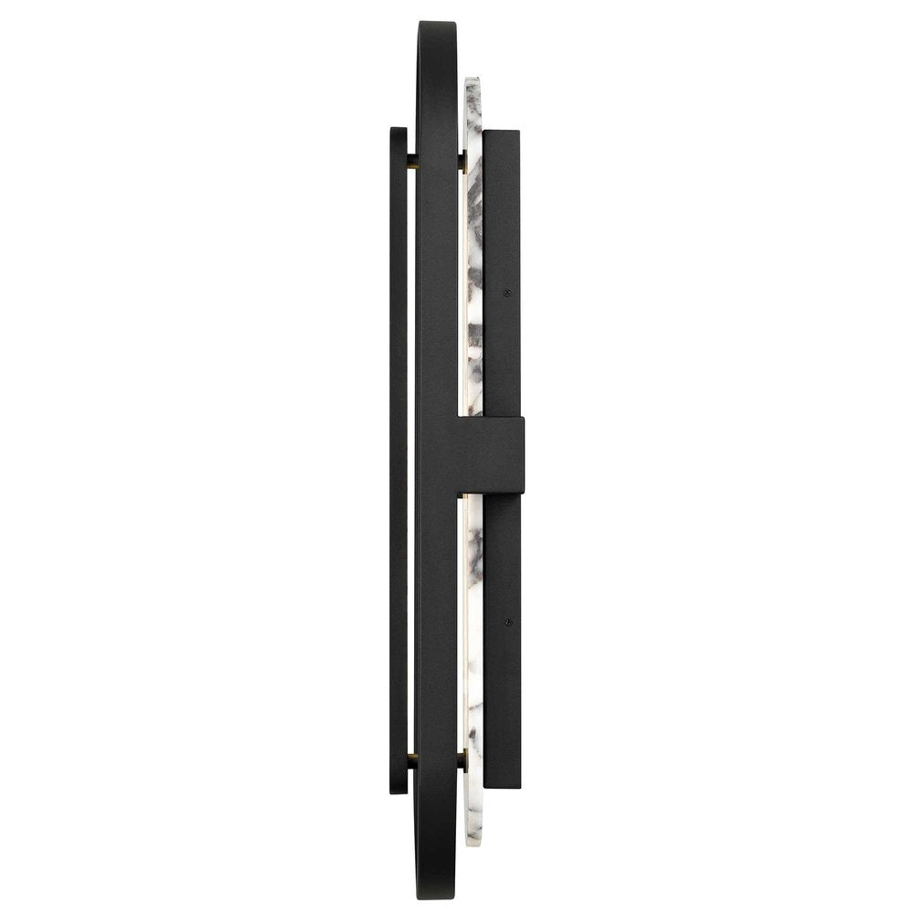 Black LED Dimmable Outdoor Hanging Light