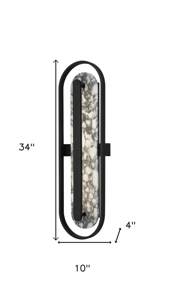 Black LED Dimmable Outdoor Hanging Light