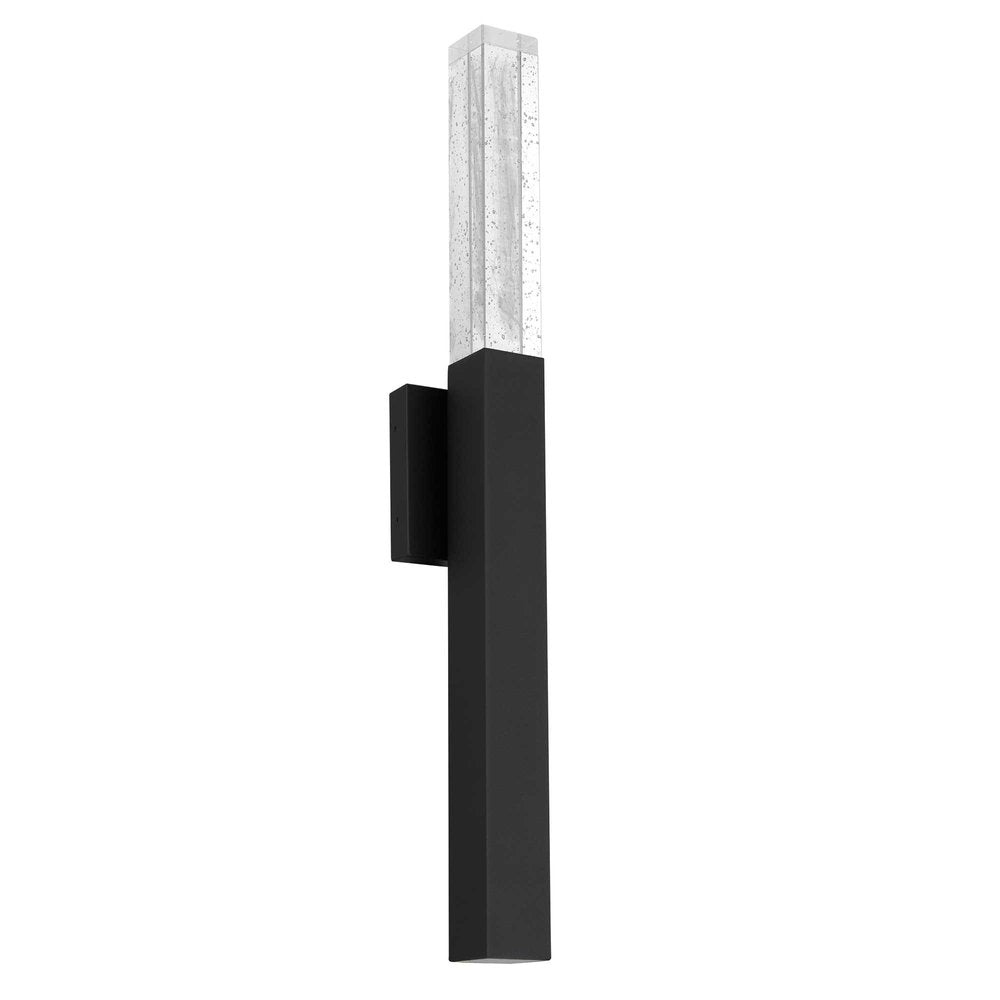 Black Transparent LED Dimmable Outdoor Hanging Light