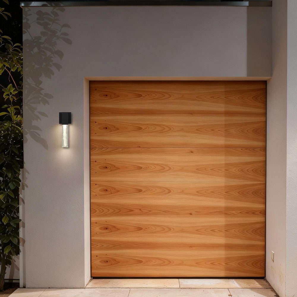 Black Transparent LED Dimmable Outdoor Hanging Light