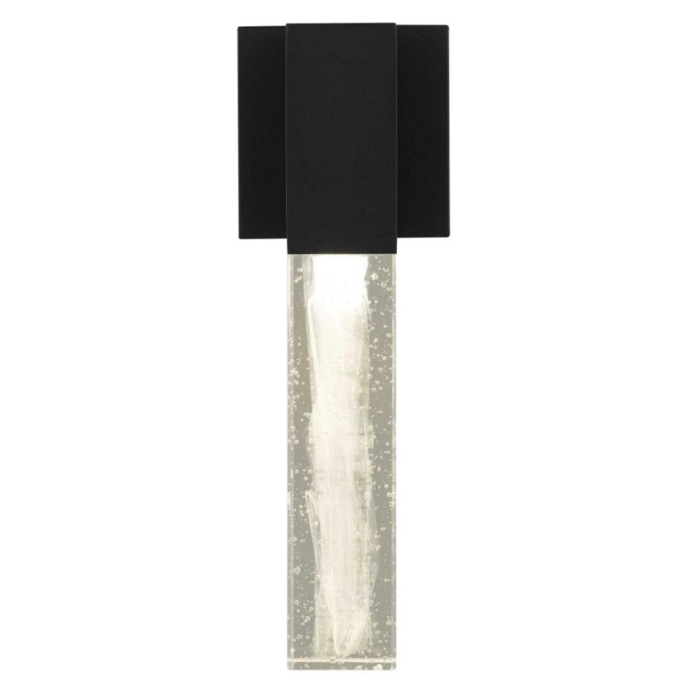 Black Transparent LED Dimmable Outdoor Hanging Light