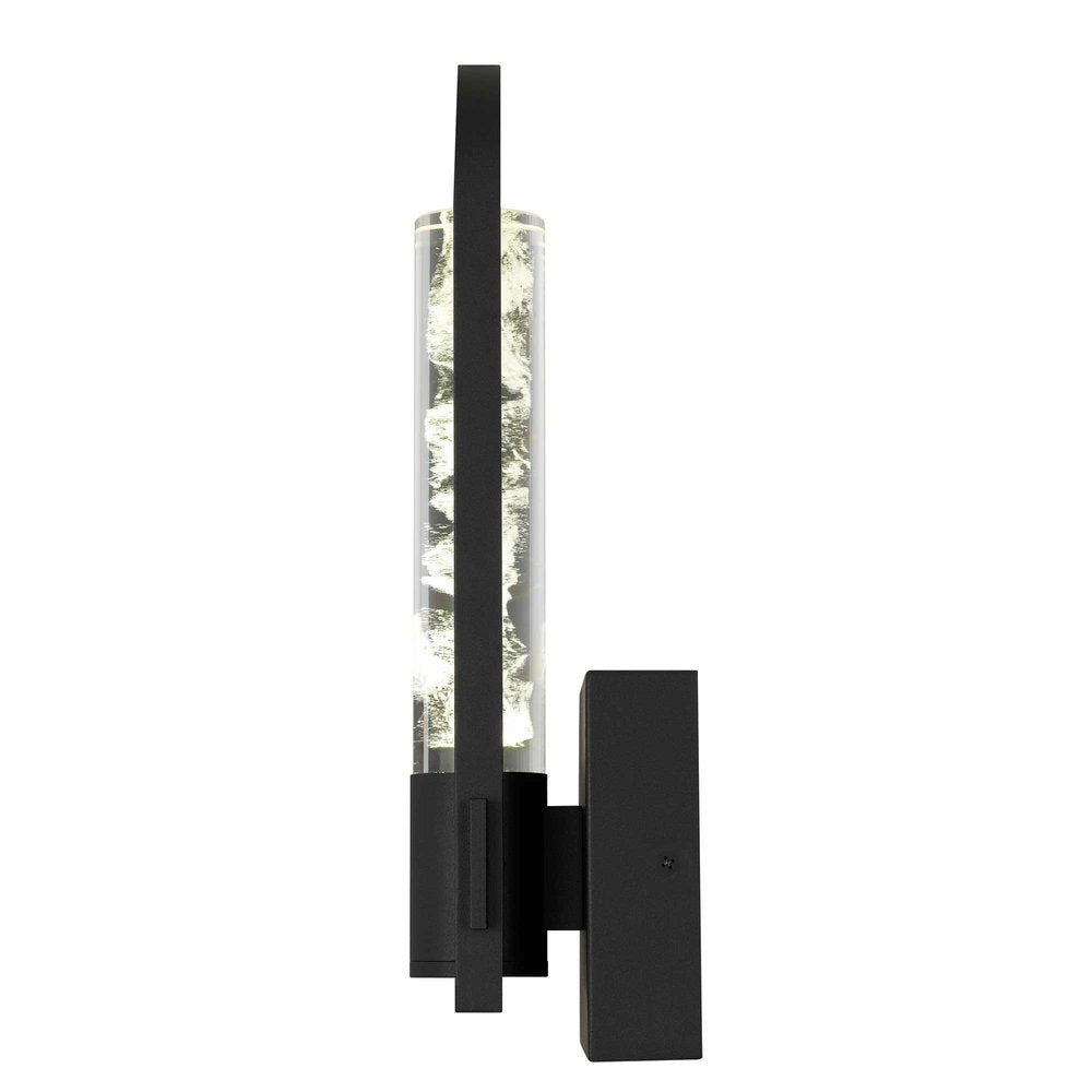 Black Transparent LED Dimmable Outdoor Hanging Light
