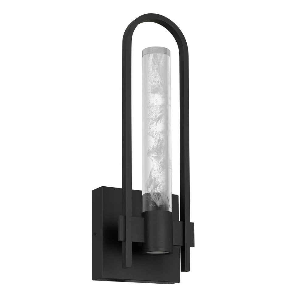 Black Transparent LED Dimmable Outdoor Hanging Light